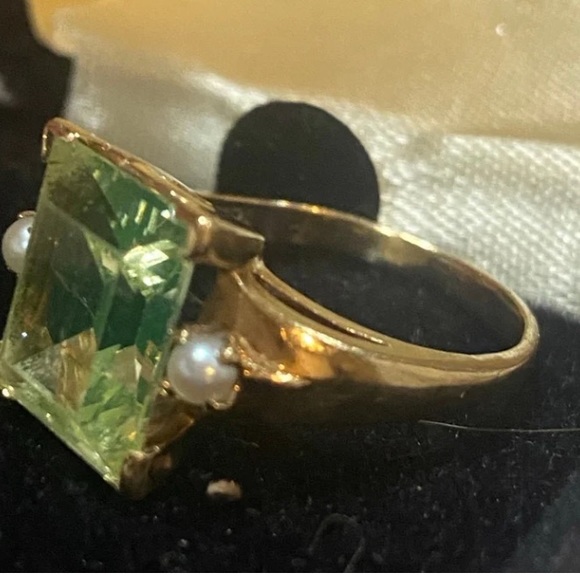 Vintage 10k Gold Cocktail Ring size 8. Marked 10k - Picture 5 of 12